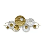 Golden Eclipse Metal Wall Decor