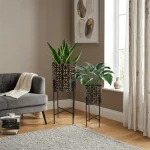 2 Piece Retro Round Plant Stand