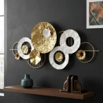 Golden Eclipse Metal Wall Decor - Image 4