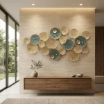 Ocean Azure Metal Wall Decor