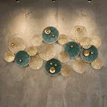 Ocean Azure Metal Wall Decor - Image 4
