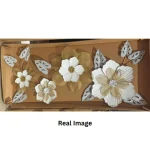 Golden Blossom Metal Wall Decor - Image 3