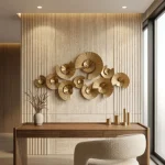 Golden Halo Metal Wall Decor