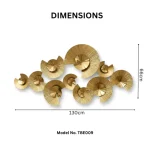 Golden Halo Metal Wall Decor - Image 2
