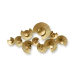 Golden Halo Metal Wall Decor