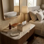Champagne Mosaic Decorative Wooden Tissue Box - Image 11