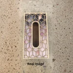 Champagne Mosaic Decorative Wooden Tissue Box - Image 5