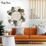 wall mirror, metal wall decor