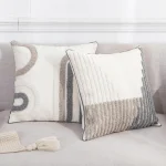 Contour Weave Embroidered Decorative Cushion Cover  - Image 6