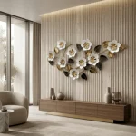 Noir Blossom Metal Wall Decor - Image 5