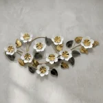 Noir Blossom Metal Wall Decor - Image 4