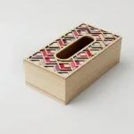 Mosaic Decorative Wooden Tissue Box