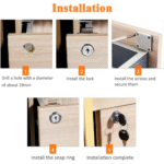 TAITA High Quality Small Drawer Lock - Image 5