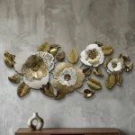 Golden Flora Metal Wall Decor - Image 8