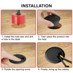 TAITA High Quality Wire Hole Cover - Image 9