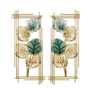 Metal Beech Flower Wall Décor