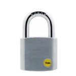 Satin Chrome Brass Outdoor Padlock
