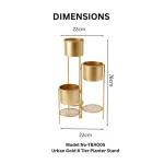 Urban Gold 6 Tier Metal Planter Stand - Image 2