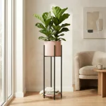 2 Tier Modern Bloom Plant Stand - Image 7
