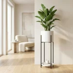 2 Tier Modern Bloom Plant Stand - Image 8