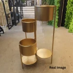 Urban Gold 6 Tier Metal Planter Stand - Image 4