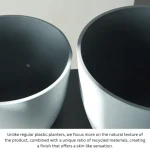 Minimalist Mini Tapered Round Planter White - Image 12