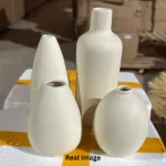 Fluid Harmony Beige Table Vase Set - Image 3