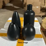 Fluid Harmony Black Table Vase Set - Image 3
