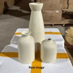 Aural Harmony Sand Linen Table Vase Set - Image 3