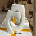 Infinity Ivory Stone Table Vase - Image 3