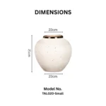 Ivory Whisper Table Vase 3pc Set - Image 4