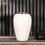 Ivory Whisper Table Vase 3pc Set - Image 8