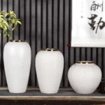 Ivory Whisper Table Vase 3pc Set - Image 5