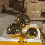 Aura Orb Gold Table Vase Set - Image 3