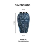 Deep Aura Table Vase 3pc Set - Image 3