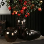 Smoked Onyx Table Vase 3pc Set - Image 7