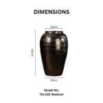 Smoked Onyx Table Vase 3pc Set - Image 3
