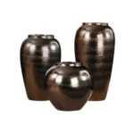 Smoked Onyx Table Vase 3pc Set - Image 5