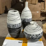 Monochrome Essence Table Vase Set - Image 3