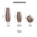 Bronze Harmony Table Vase Set - Image 2