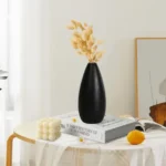 Fluid Harmony Black Table Vase Set - Image 6