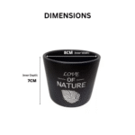 Ceramic Planter Cactus & Succulent Decorative  Desk and Table Ceramic Pot  CP16-CP18 - Image 4