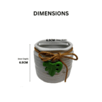 Ceramic Planter cactus and Succulent Decorative Desk and Table Ceramic Pot CP06-CP07 - Image 4