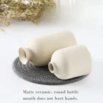 Aural Harmony Sand Linen Table Vase Set - Image 4