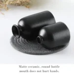 Aural Harmony Carbon Stone Table Vase Set - Image 5