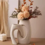 Infinity Ivory Stone Table Vase - Image 4