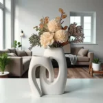 Infinity Ivory Stone Table Vase - Image 5