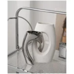 Infinity Mirror Chrome Table Vase - Image 5