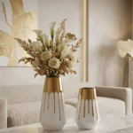 Gilded Crown Table Vase - Image 5
