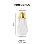 Gilded Crown Table Vase - Image 2